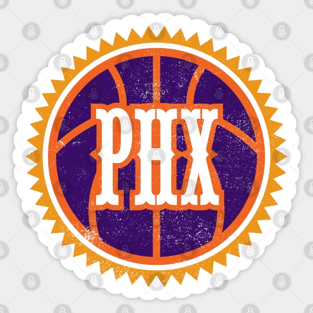 Phoenix Suns Dark Sticker by LunaGFXD